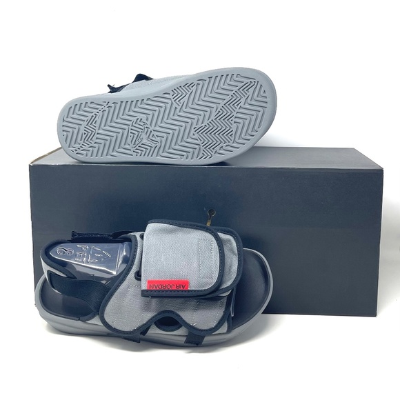 Nike JORDAN LS SLIDE Smoke Grey CZ0791 001 Men's Sandal Sneakers - Picture 7 of 12